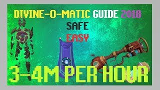 2018 RS3 DIVINEOMATIC CURSED ENERGY  SAFE GUIDE  RUNESCAPE 3 [upl. by Dnalsor]