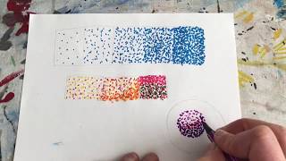 Pointillism SkillBuilder Tutorial Using Marker Video 1 [upl. by Galvin]