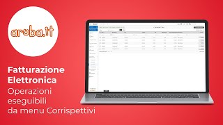 Fatturazione Elettronica  Operazioni eseguibili da menu Corrispettivi [upl. by Annabel]