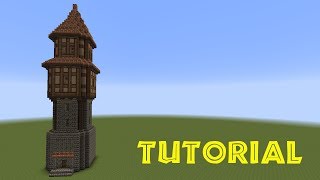 Minecraft Tutorial  Turm bauen  build a tower [upl. by Giltzow]