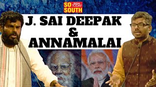 J Sai Deepak amp Annamalai Modi Decolonisation Hindu Temples amp Dravidian Culture Of Tamil Nadu [upl. by Sirrom]