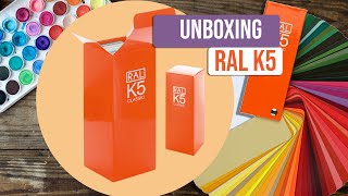 Unboxing RAL K5 Shade Card  Ral Color Chart Presentation  Official RAL Partner  RAL Color Books [upl. by Swithin]