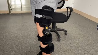 How to Put on A Telescopic ROM Knee Brace [upl. by Winton541]