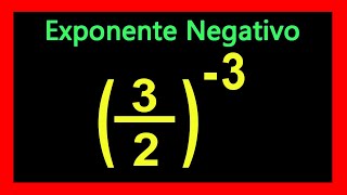 ✅👉 Fracciones con Exponentes Negativos [upl. by Evatsug]