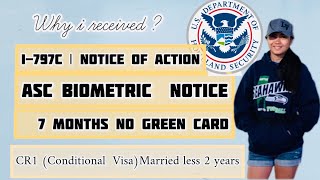 BIOMETRIC APPOINTMENT USCIS PROCESSING TIME WHAT TO EXPECT  CR1 amp 7months of waiting for green card [upl. by Epolenep]