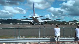 St Maarten takeoffs and landings [upl. by Southard301]