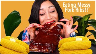 Super Easy Slow Cooker Ribs  Fall Off The Bone BBQ Ribs Recipe [upl. by Jobi189]