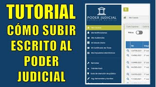 Cómo Presentar escrito a través de Oficina Judicial Virtual  Tutorial  Abogado Manríquez [upl. by Leamaj]