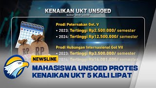 Mahasiswa UNSOED Protes Kenaikan UKT 5 Kali Lipat [upl. by Dalia]