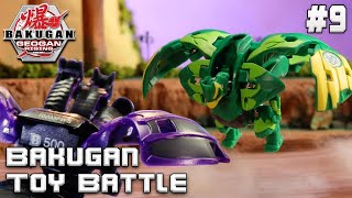 Bakugan Toy Battle 🦅 Nillious vs Falcron  Stop Motion Toy Play Battle for Kids 9  Geogan Rising [upl. by Morvin]