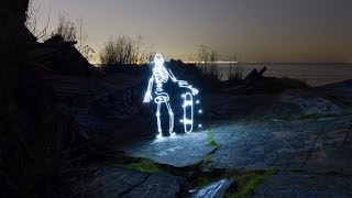 Light Goes On  Light Painting Stop Motion Animation [upl. by Nnalyrehc]