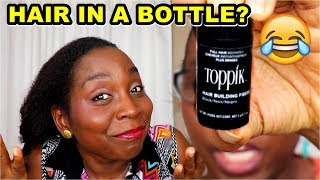 Do TOPPIK Hair Fibers Work on Natural Hair   DiscoveringNatural [upl. by Richman112]