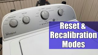 How to Do a Whirlpool Washer Reset amp Recalibration [upl. by Kiele]