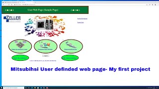 Mitsubishi User Defined Web Page First Project 3 [upl. by Laurentium]