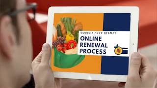 How to Renew your Georgia Food Stamps Online [upl. by Blodgett]