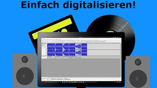 Schallplatten  Kassetten einfach digitalisieren  Schritt für Schritt erklärt [upl. by Orsino]