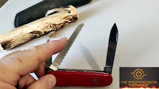 Modifying a Swiss Army Knife to be a Whittling Knife [upl. by Navinod]