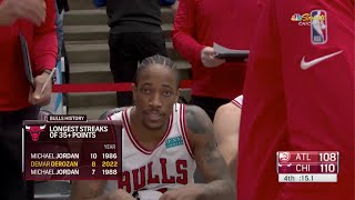 DeMar DeRozan Game Winner vs Hawks 🥶 [upl. by Bartholomeo511]