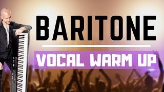 BARITONE Vocal Range Warm Up  BEST Exercises For Baritone Singers [upl. by Esylle814]