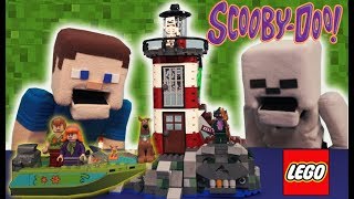 LEGO Scooby Doo Haunted Lighthouse ADVENTURE Stop Motion 75903 Toy Minecraft Set Unboxing [upl. by Nicola355]