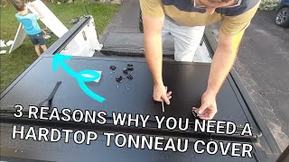 RAM 1500 DT Hard Top TriFold Tonneau cover Install amp Review [upl. by Imot]