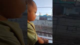 Enak nya naik kereta senja bts viralvideo fyp keretaapi [upl. by Alehcim475]