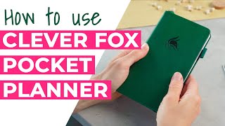 How to Use the Clever Fox Pocket Planner Weekly [upl. by Anceline334]