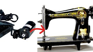 Hand sewing machine motor fixing [upl. by Acirretal52]