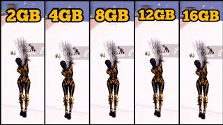 FORTNITE RAM COMPARISON 2GB VS 4GB VS 8GB VS 12GB VS 16GB [upl. by Cordula]