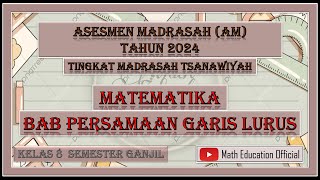 LATIHAN SOAL ASESMEN MADRASAH TAHUN 2024 MATEMATIKA [upl. by Naggem]