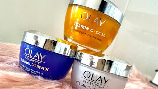 Olay creams review price and detail about retinol in beginners skincare [upl. by Nnagem]