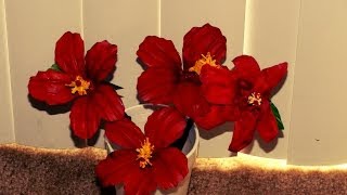 Recycled DIY Hibiscus flowers made with waste plastic water bottles [upl. by Amerd]