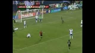 Mexico vs Bosnia 21 Gol del Chicharito Hdz [upl. by Annaes]