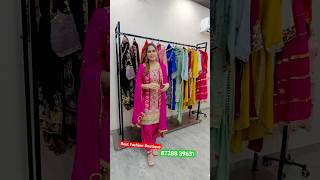 Beutifull Bridal Pink Salwar Suit Handwork Design Reet Fashion Salina shorts pinksuit [upl. by Elleval673]