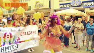 CSD SaarLorLux 2015 Zungen Seifenblasen und jede Menge Strapse [upl. by Strephon312]