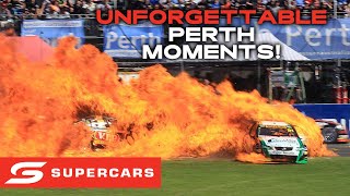 Top 10 UNFORGETTABLE Perth Moments  2024 Repco Supercars Championship [upl. by Grata]