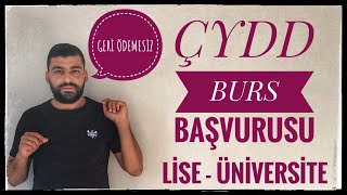 ÇAĞDAŞ YAŞAMI DESTEKLEME DERNEĞİ BURSU LİSE450₺  ÜNİVERSİTE 900₺ KARŞILIKSIZ BURS BAŞVURUSU [upl. by Funk]