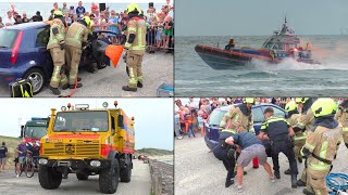 VEILIGHEIDSDAG ZOUTELANDE  Meerdere spectaculaire demonstraties van diverse Zeeuwse hulpdiensten [upl. by Atinej722]