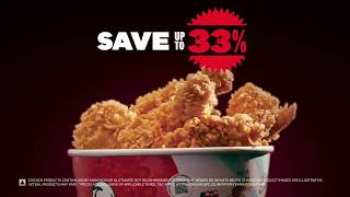 KFC  Special 15 Savings Bucket  Save 33 [upl. by Zizaludba]