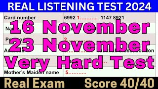 Difficult IELTS Listening Test 16 November amp 23 November 2024 With Answers 🔴 BC amp IDP [upl. by Elena987]