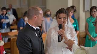 Raffaele e Francesca  il SI in chiesa  wedding in puglia  matrimonio puglia [upl. by Naneek]