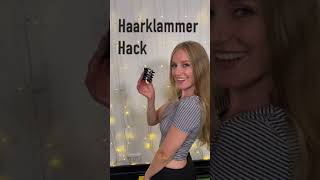 Einfache Frisur mit Haarklammer 😃  easy claw clip hack [upl. by Arihsay823]