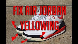 Air Jordan 3 III Un Yellowing GOD OF SOLES [upl. by Erikson]