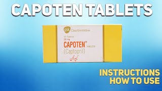 Capoten tablets how to use Uses Dosage Side Effects Contraindications [upl. by Perkin]