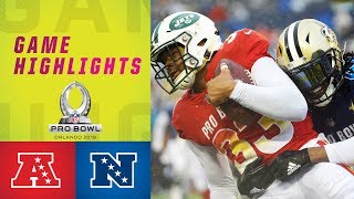 AFC vs NFC Pro Bowl Highlights  2019 Pro Bowl [upl. by Yardna]