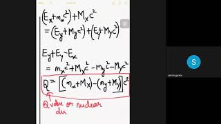 Nuclear Physics Nuclear Reactions Q value of a nuclear Reaction [upl. by Philipson819]