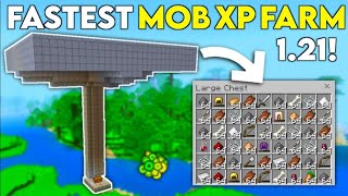 FASTEST 121 MOB XP FARM in Minecraft bedrock [upl. by Harrell810]