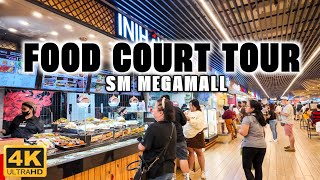 4K Exploring SM MEGAMALL FOOD COURT amp Savoring the AllTime Favorites [upl. by Ed]