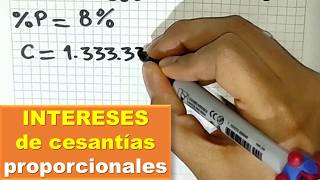 Como calcular Intereses de Cesantías PROPORCIONALES [upl. by Lamonica]