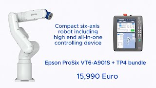 Robot Epson ProSix VT6A901S  TP4  15990 Euro robot robotics VT6 promo TP4 [upl. by Eirollam]